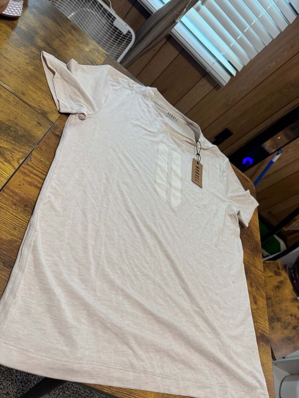 NOBULL Men's U Tee Oatmeal Medium New with Tags